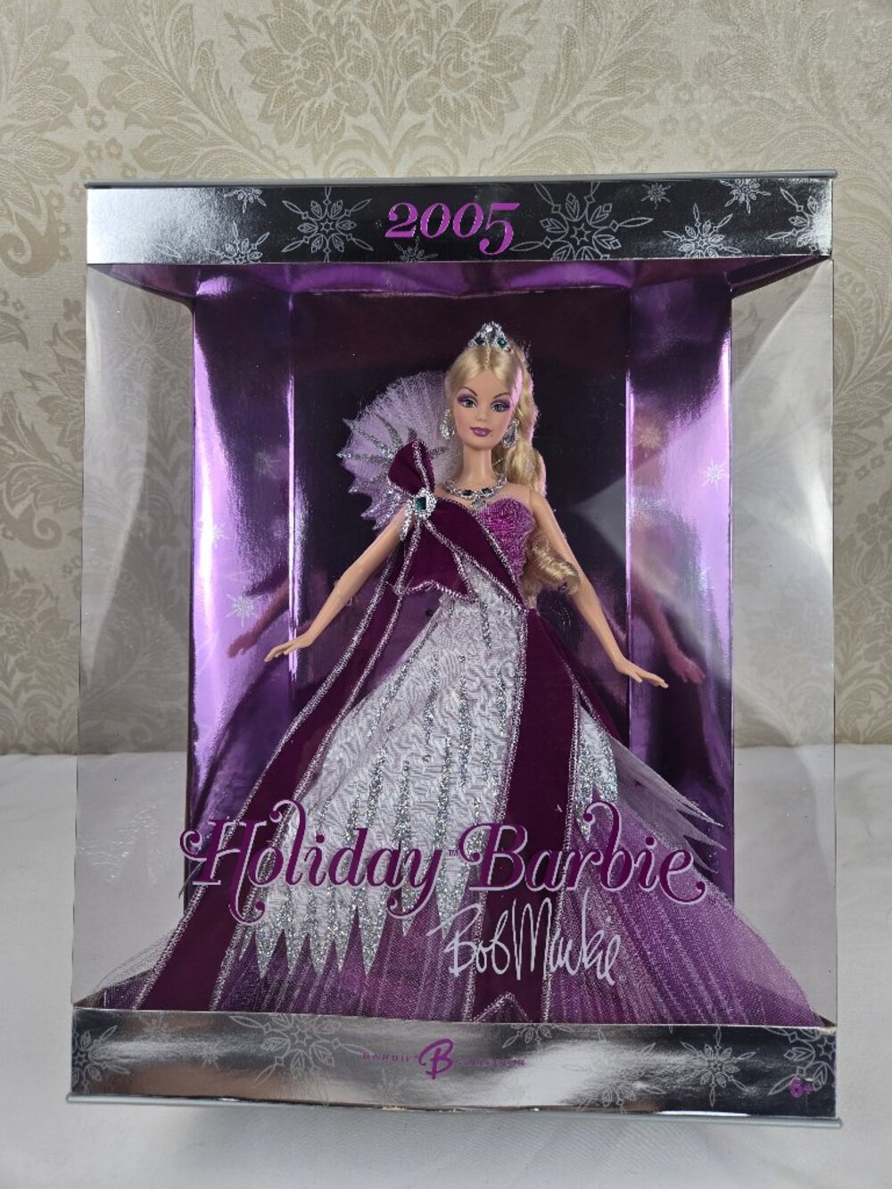 2005 Holiday Barbie Bob Mackie Doll New In Original Display Box Blonde Vintage - Picture 2 of 15